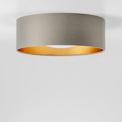 LED-Deckenleuchte LED/12W/230V Ø 32 cm Taupe/Gold