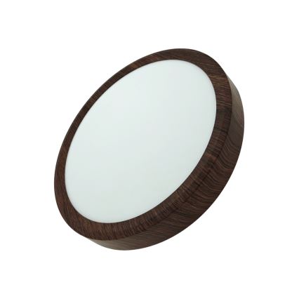 LED-Deckenleuchte LED/18W/230V 3000/4000/6500K Ø 23 cm braun