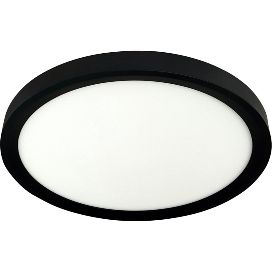 LED-Deckenleuchte LED/18W/230V 3000/4000/6500K Ø 23 cm schwarz