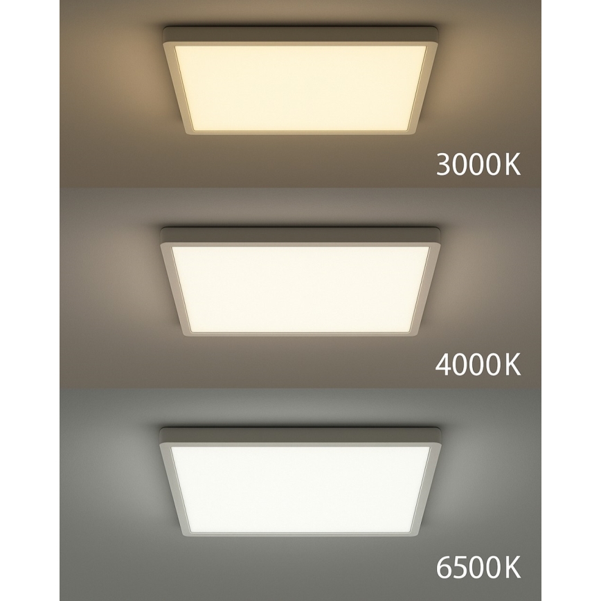LED-Deckenleuchte LED/32W/230V 3000/4000/6500K 40x40 cm weiß