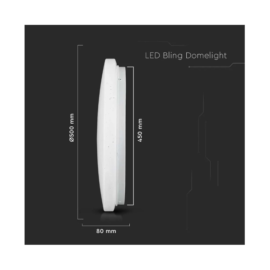 LED-Deckenleuchte LED/36W/230V d. 50 cm 3000/4000/6400K