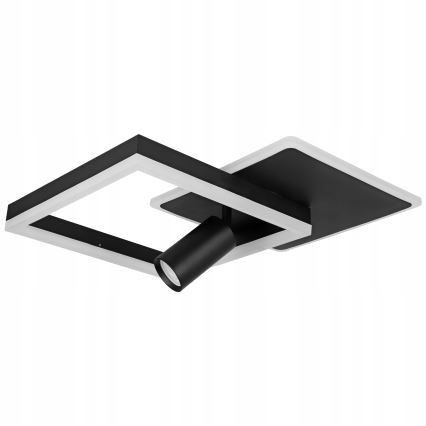 LED-Deckenleuchte LED/38W/230V + 1xGU10/30W schwarz