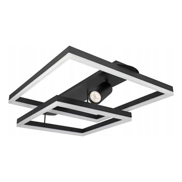 LED-Deckenleuchte LED/38W/230V + 1xGU10/30W schwarz