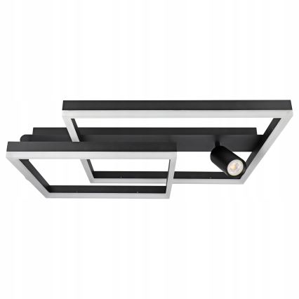 LED-Deckenleuchte LED/38W/230V + 1xGU10/30W schwarz