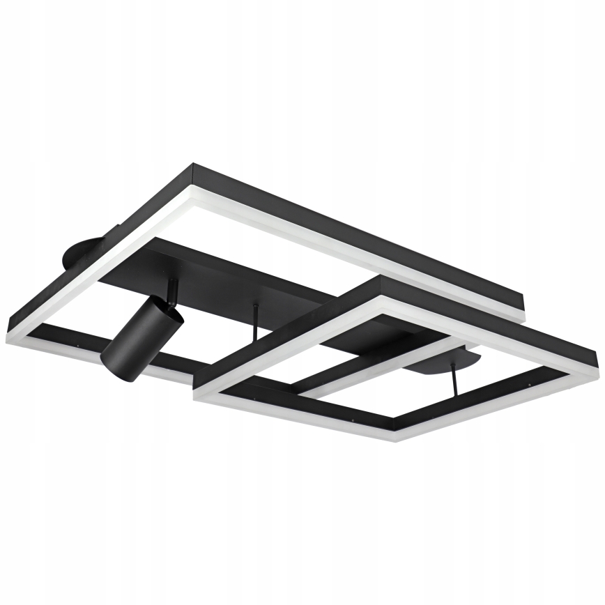 LED-Deckenleuchte LED/38W/230V + 1xGU10/30W schwarz
