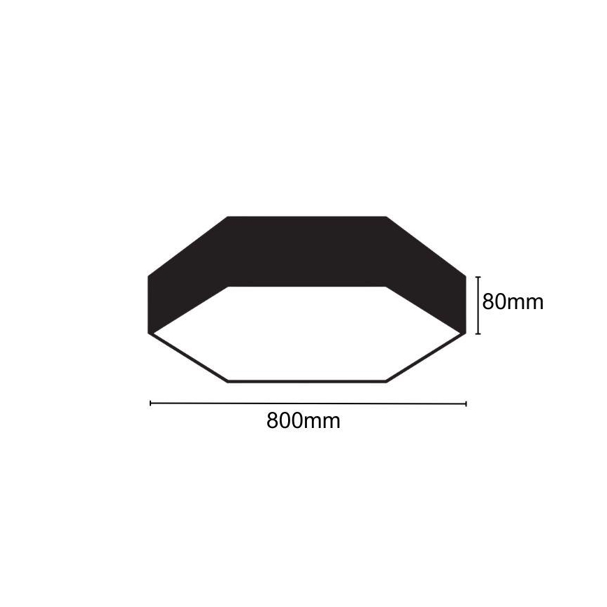 LED-Deckenleuchte LED/70W/230V 4000K d 80 cm