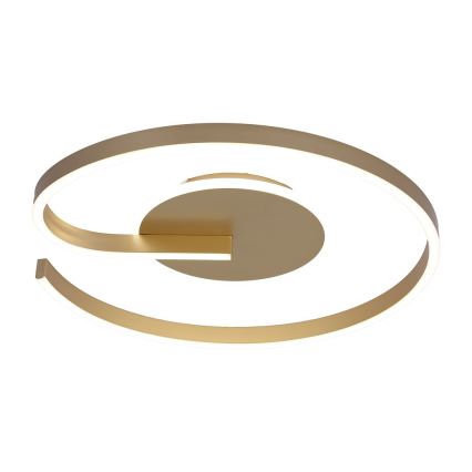 LED-Deckenleuchte LORENZO LED/22W/230V Ø 50 cm goldfarben