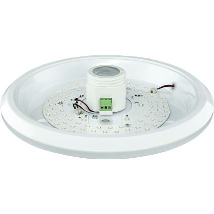 LED-Deckenleuchte mit Bewegungs- und Dämmerungssensor und Notstrommodul MANA LED/12W/230V 1500 mAh Ø 29 cm weiß