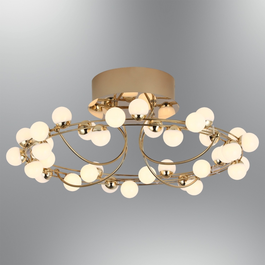 LED-Deckenleuchte MARS LED/44W/230V 3000K goldfarben