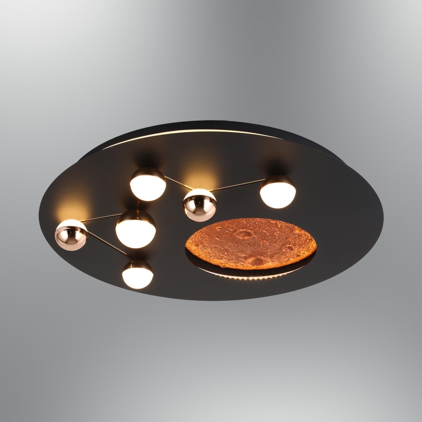 LED-Deckenleuchte MARS LED/48W/230V 3000K schwarz