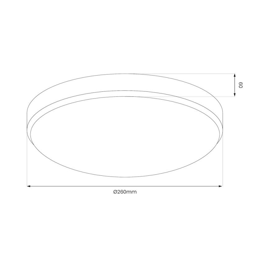LED-Deckenleuchte MAYA LED/10W/230V Ø 26 cm glänzender Chrom