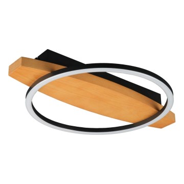 LED Deckenleuchte MELISA LED/12W/230V 30x40 cm Kiefer