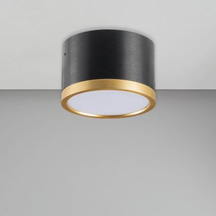 LED-Deckenleuchte MIRELLA 1xGX53/6W/230V schwarz/golden