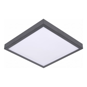 LED Deckenleuchte mit Bewegungs- und Dämmerungssensor VITALI LED/24W/230V 4000K 33x33 cm Anthrazit