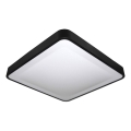 LED-Deckenleuchte mit Bewegungs- und Dämmerungssensor WILTON LED/24W/230V 4000K 33x33 cm schwarz