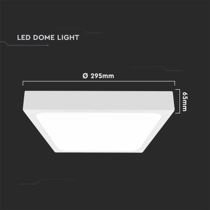 LED-Deckenleuchte mit Sensor für Badezimmer LED/24W/230V 4000K IP44 weiß