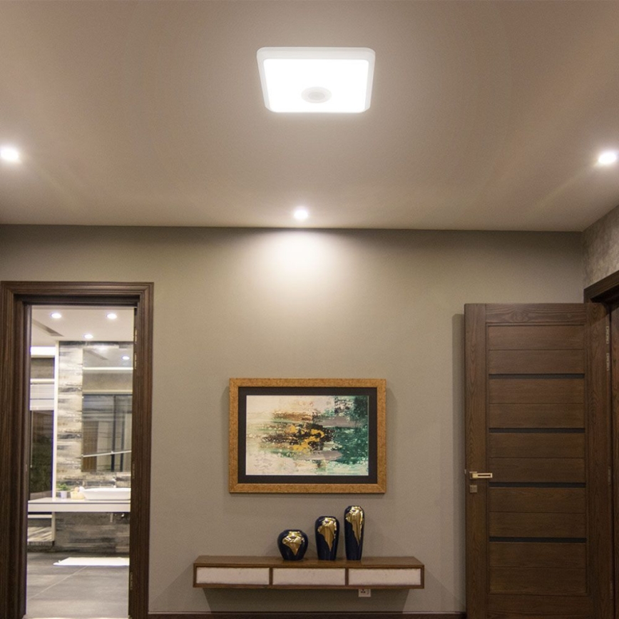 LED-Deckenleuchte mit Sensor SAMSUNG CHIP LED/12W/230V 3000/4000/6000K weiß