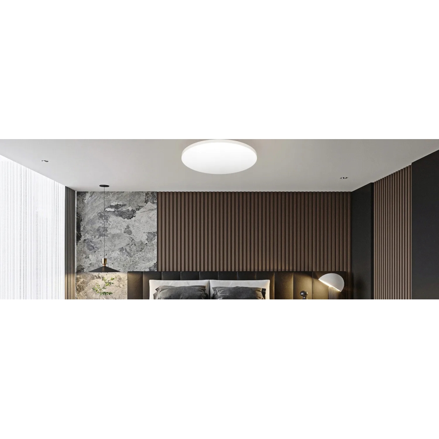LED-Deckenleuchte mit Bewegungs- und Dämmerungssensor LED/24W/230V 4000K d 32,5 cm weiß