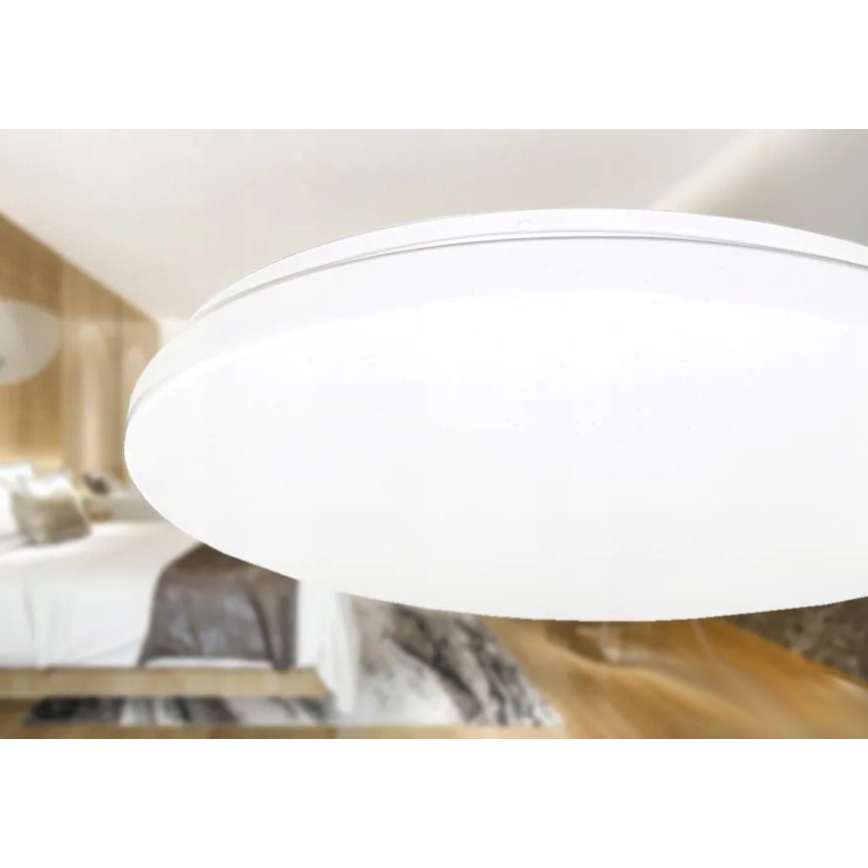 LED-Deckenleuchte mit Bewegungs- und Dämmerungssensor LED/24W/230V 4000K d 32,5 cm weiß