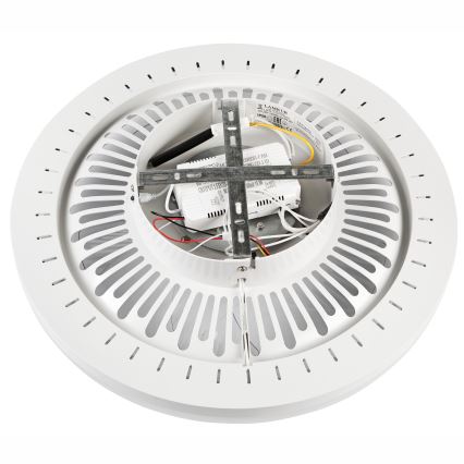 Dimmbare LED-Deckenleuchte mit Ventilator GEMMA LED/37W/230V weiß + Fernbedienung