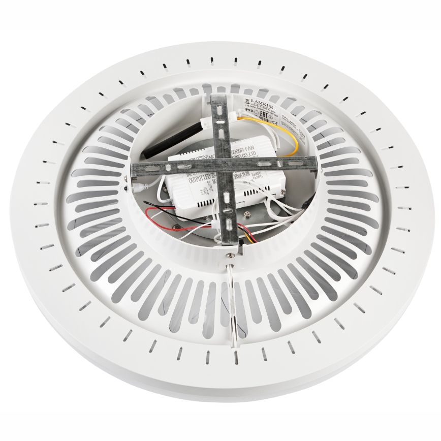 Dimmbare LED-Deckenleuchte mit Ventilator GEMMA LED/37W/230V weiß + Fernbedienung