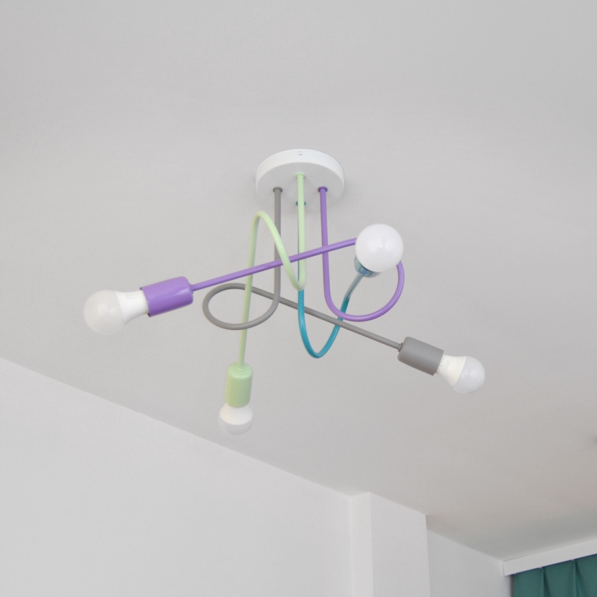 LED Deckenleuchte OXFORD 4xE27/10W/230V