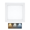 LED-Deckenleuchte RAFA LED/18W/230V 3000/4000/6000K 22x22 cm weiß