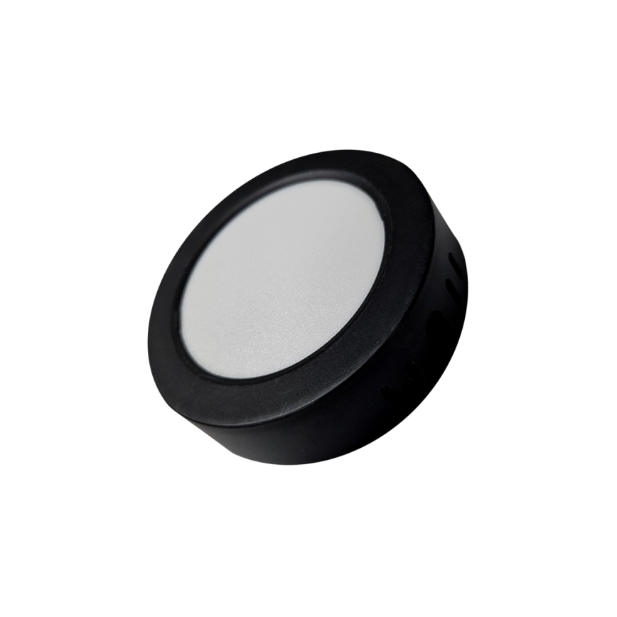 LED-Deckenleuchte ROUND LED/6W/230V 4000K d 12,1 cm schwarz