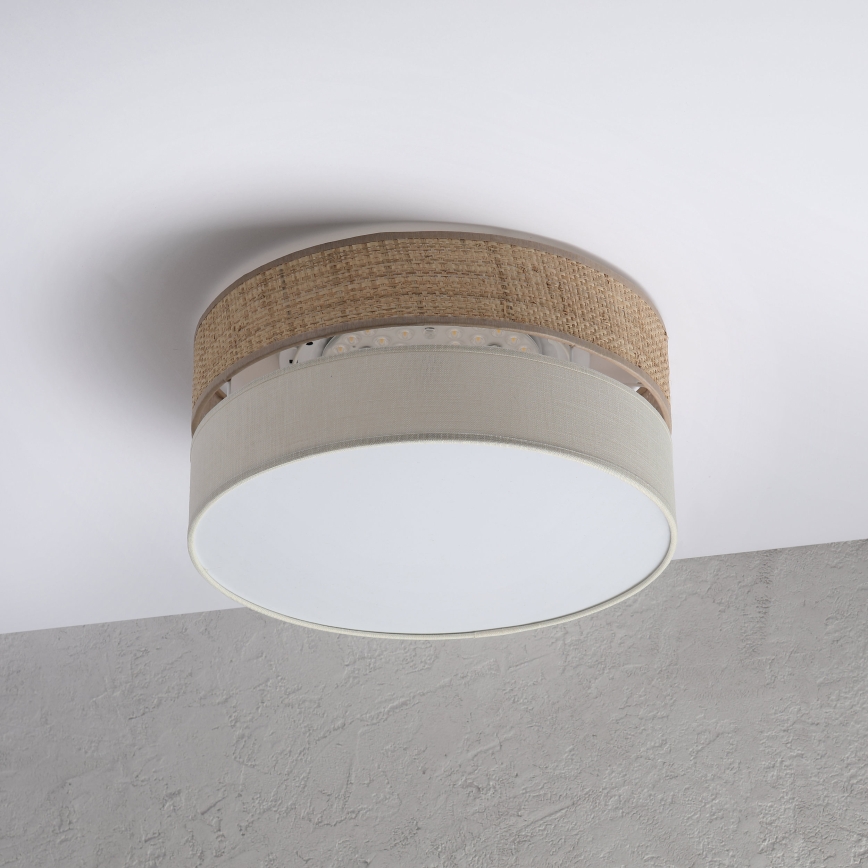 LED-Deckenleuchte SIRJA BOHO, 20 W, 230 V, 4000 K, Ø 35 cm, beige/creme