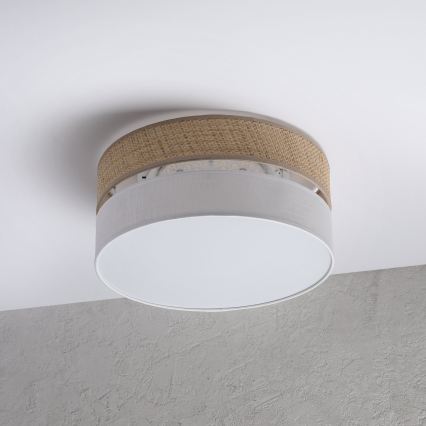 LED-Deckenleuchte SIRJA BOHO LED/20W/230V 4000K Ø 35 cm beige/weiß