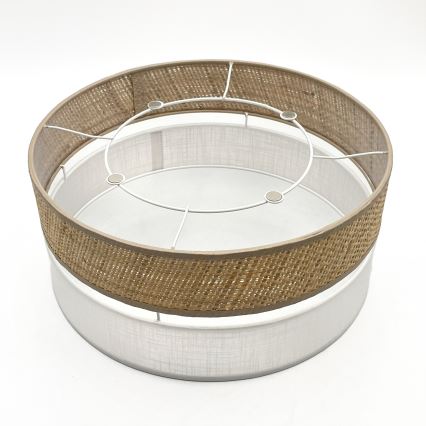 LED-Deckenleuchte SIRJA BOHO LED/20W/230V 4000K Ø 35 cm beige/weiß