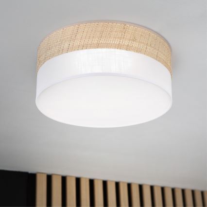 LED-Deckenleuchte SIRJA BOHO LED/20W/230V 4000K Ø 35 cm beige/weiß