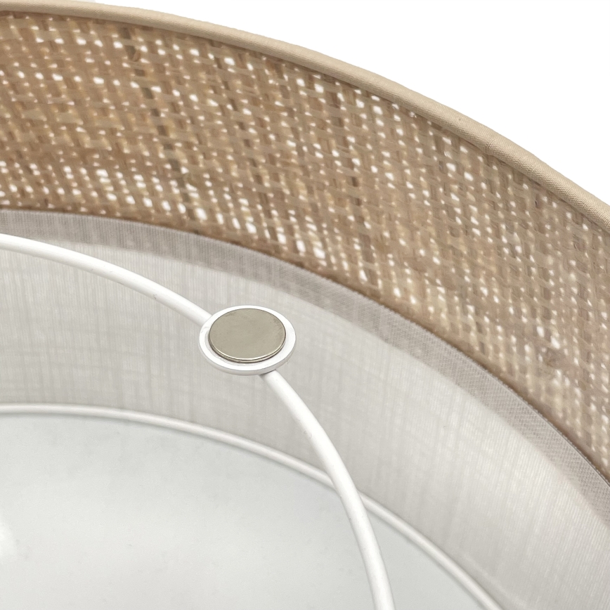 LED-Deckenleuchte SIRJA BOHO LED/36W/230V 4000K Ø 45 cm beige/weiß