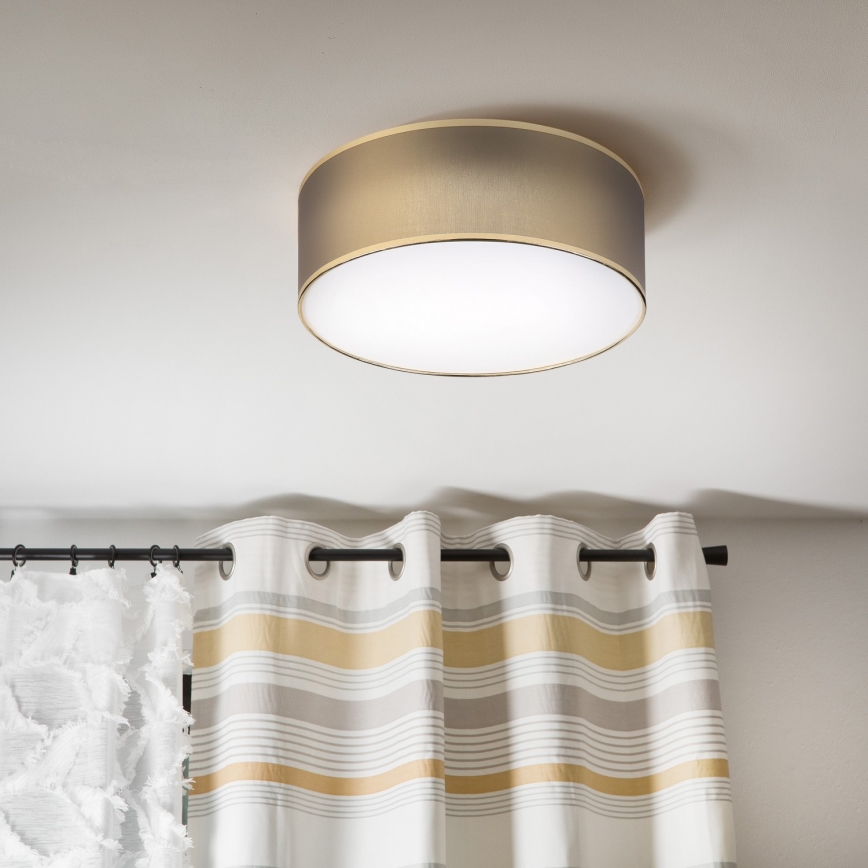 LED Deckenleuchte SIRJA LED/20W/230V 4000K Ø 35 cm braun/gold