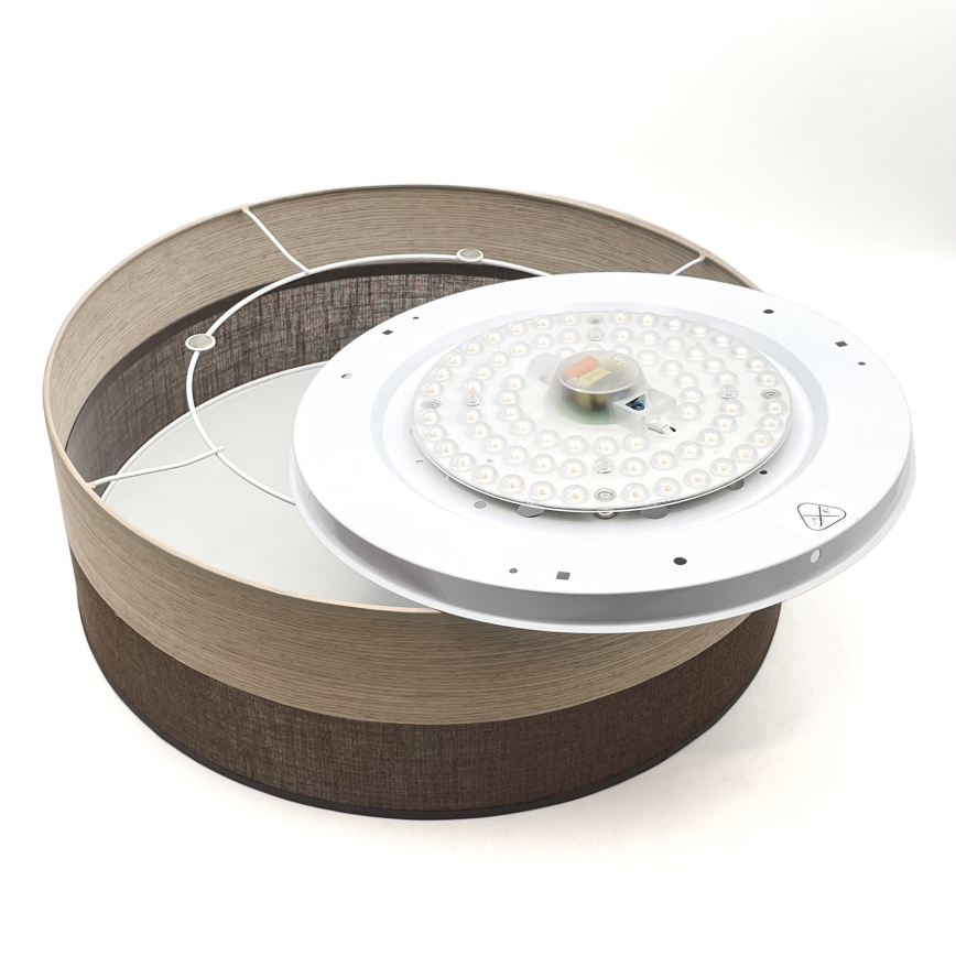 LED-Deckenleuchte SIRJA WOOD LED/36W/230V d 45 cm braun/Eiche