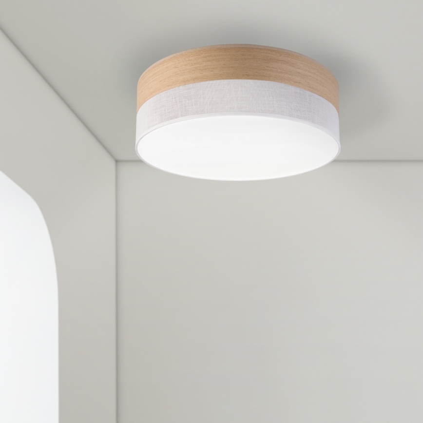 LED-Deckenleuchte SIRJA WOOD LED/36W/230V d 45 cm weiß/Eiche