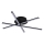 LED-Deckenleuchte STICK LED/12W/230V schwarz
