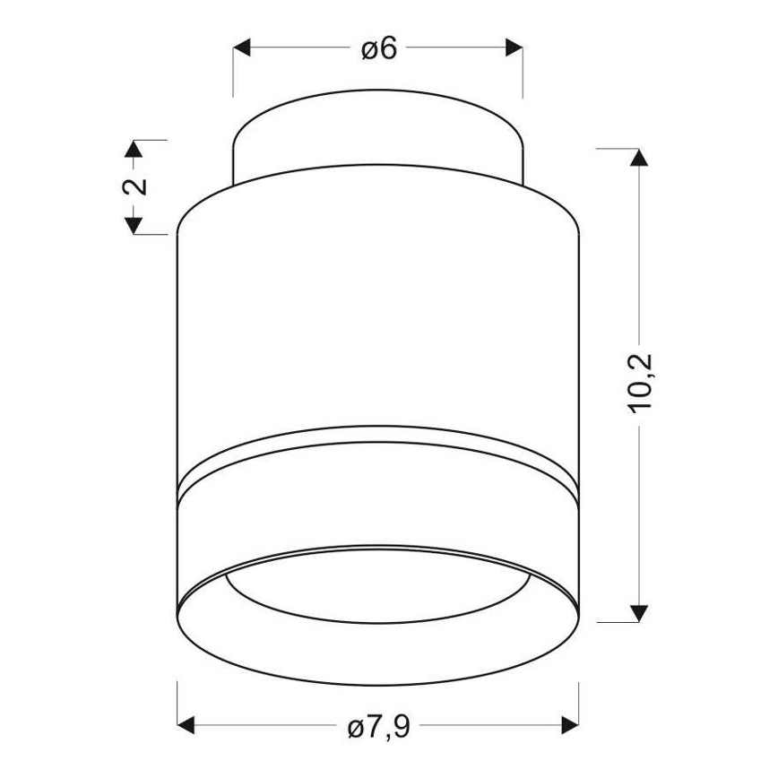 LED Deckenleuchte TUBA LED/12W/230V