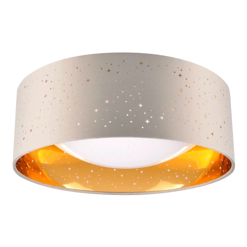 LED-Deckenleuchte TULUZA LED/18W/230V d 32 cm braun
