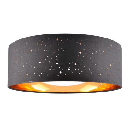 LED-Deckenleuchte TULUZA LED/18W/230V d 32 cm schwarz