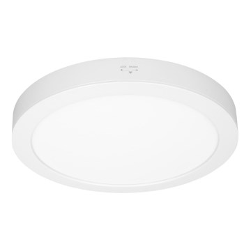 LED-Deckenpanel 2-in-1 Aufputz/Einbau 18W/230V 3000/4000/6000K Ø 22,5 cm IP54 Weiß
