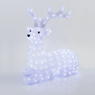 LED Décoration de Noël extérieure 200xLED/6W/230V IP44 blanc froid cerf