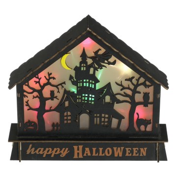 LED Decorazione HALLOWEEN LED/2xAA/multicolore casa infestata