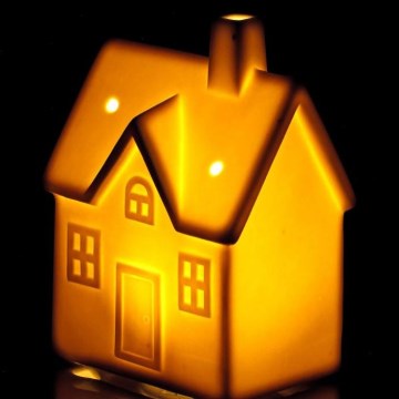 LED Decorazione in porcellana LED/3xLR44/bianco caldo casa bianca