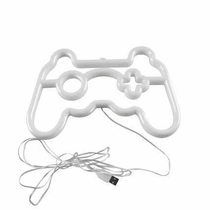 LED Decorazione murale al neon GAME LED/3W/3xAA USB blu