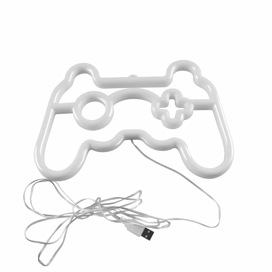 LED Decorazione murale al neon GAME LED/3W/3xAA USB blu