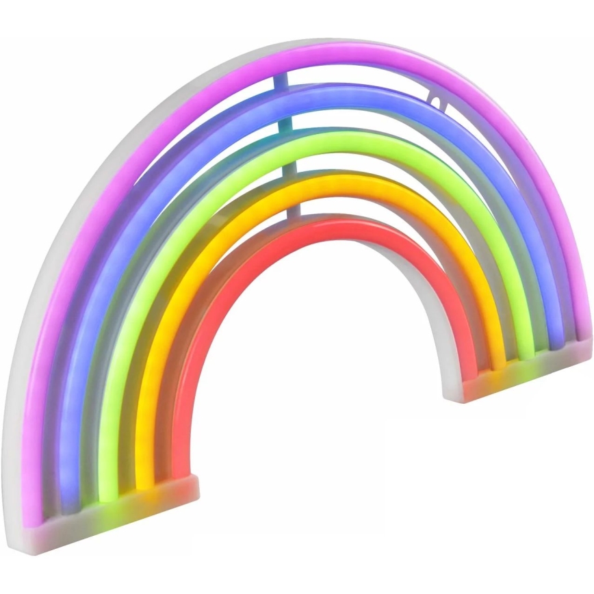 LED Decorazione murale al neon RAINBOW LED/3W/3xAA USB multicolore