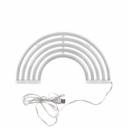 LED Decorazione murale al neon RAINBOW LED/3W/3xAA USB multicolore