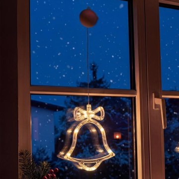 LED Decorazione natalizia LED/3xAAA/bianco caldo campanella
