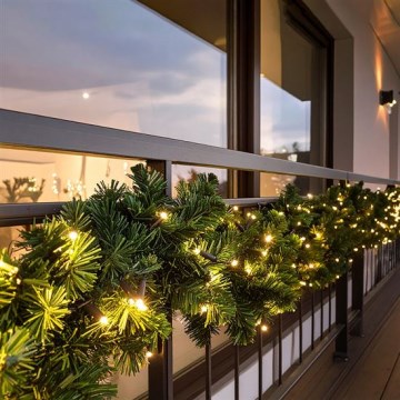 LED decorazione natalizia per esterni GHIRLANDA 80xLED/3xAA 500 cm IP44